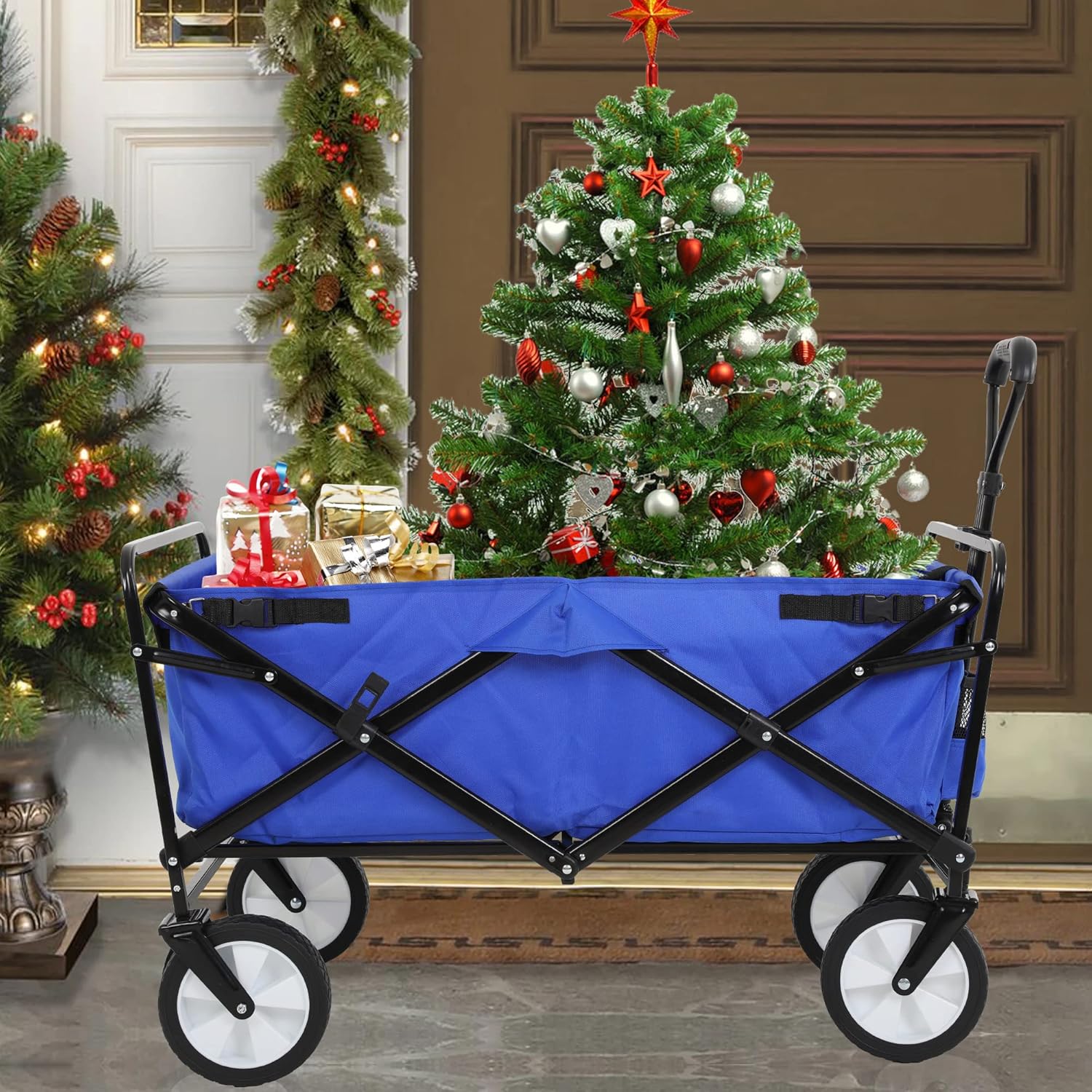 Folding Beach Wagon: Heavy Duty & Spacious