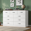 Modern 9 Drawer Dresser for Bedroom and Living Room Storage