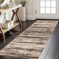 KOZYFLY Modern Abstract Hallway Runner Rug 2x6 - Washable Non-Slip