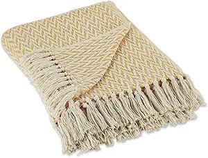 DII Modern Zig Zag Throw Blanket for Cozy Home Decor