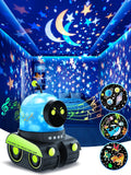 PIKOY Robot Night Light Projector for Kids - 84 Lights, 12 Films