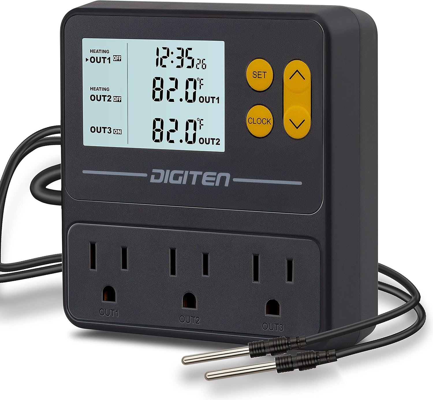 DIGITEN Reptile Temperature Controller with Timer for Pets