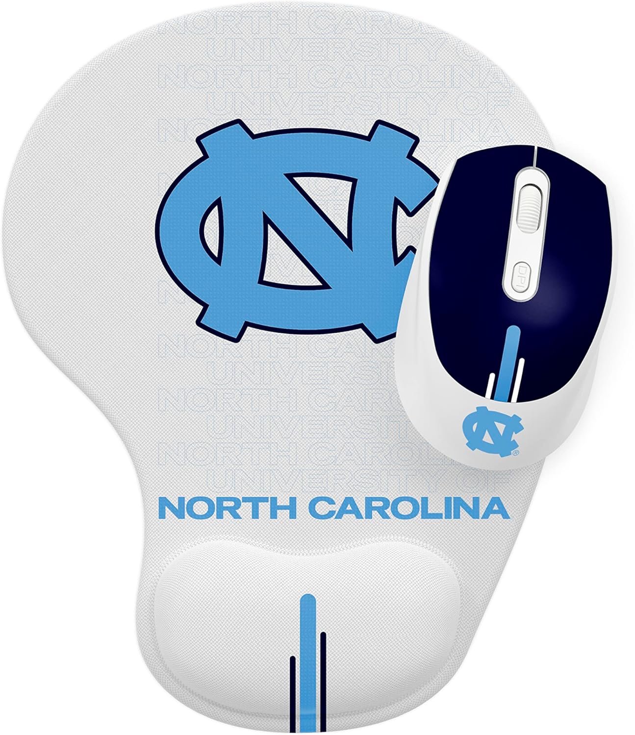 SOAR NCAA Unisex Wireless Mouse with Ergonomic Design and Pad