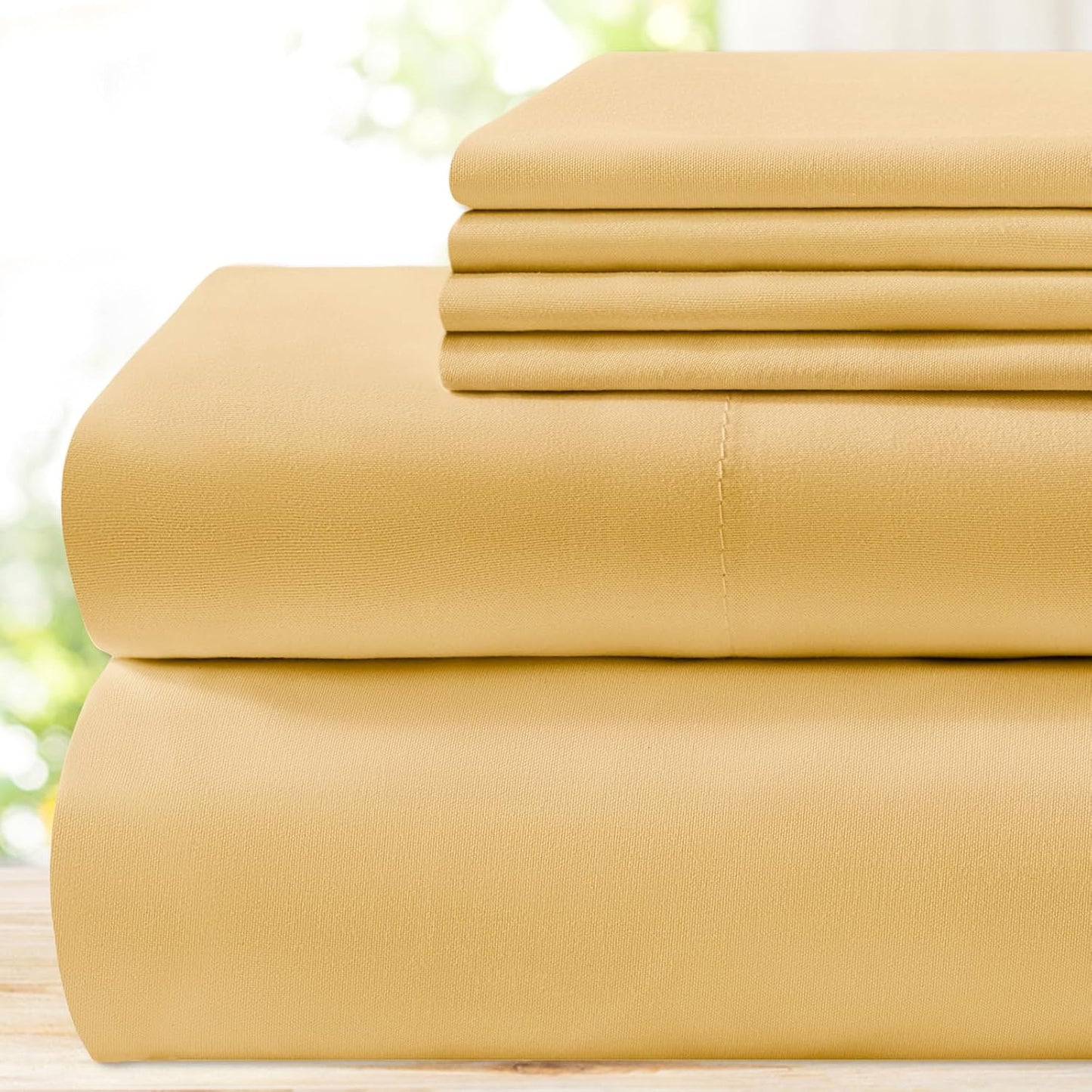 BYSURE 6 Pieces King Bed Sheets Set - Luxury Soft Microfiber