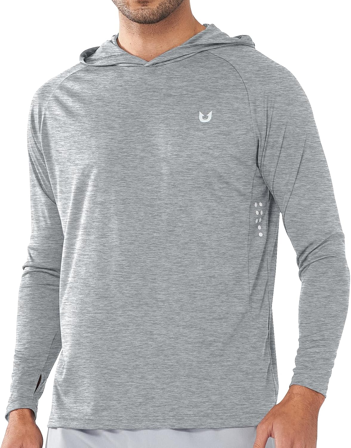 NorthYard Men's UPF 50+ Sun Hoodie - Lightweight UV Protection