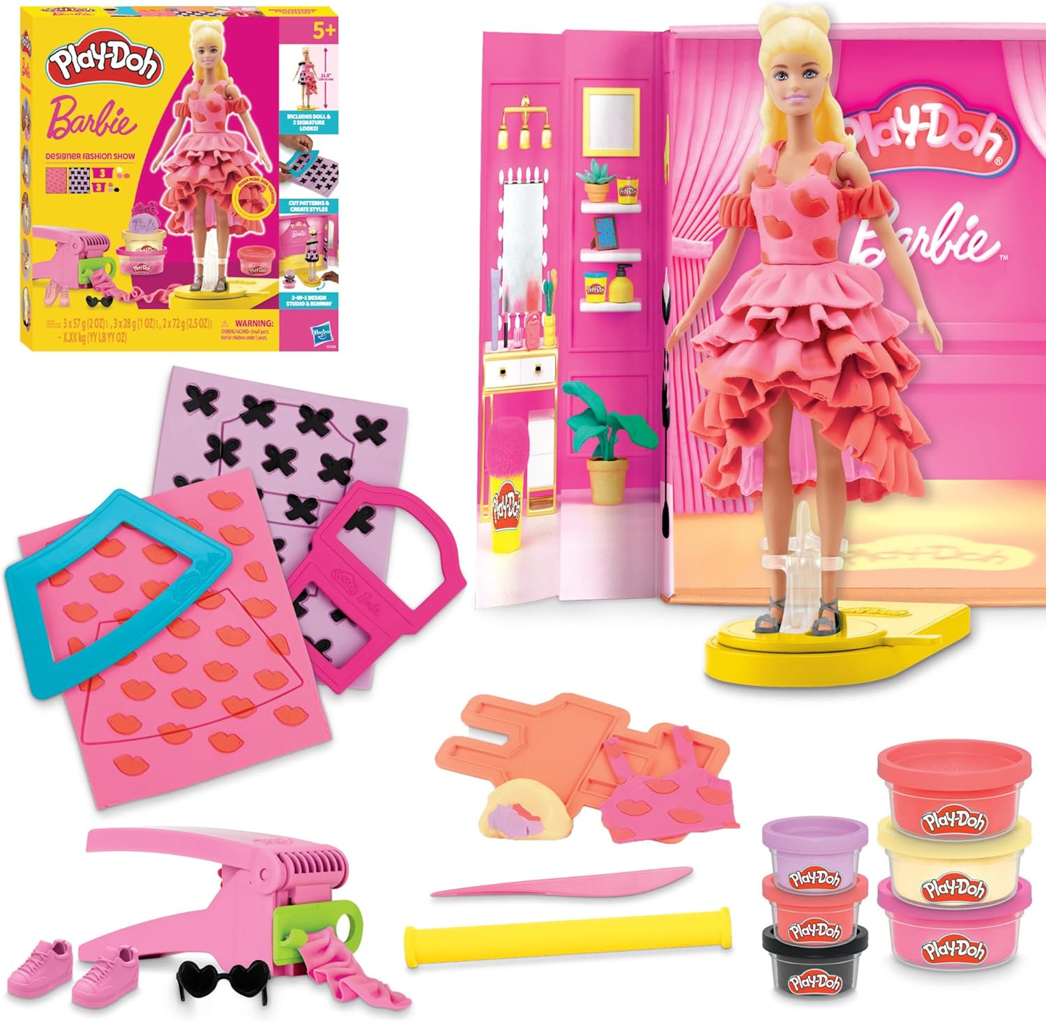 Play-Doh Barbie Designer Fashion Show Set for Creative Kids