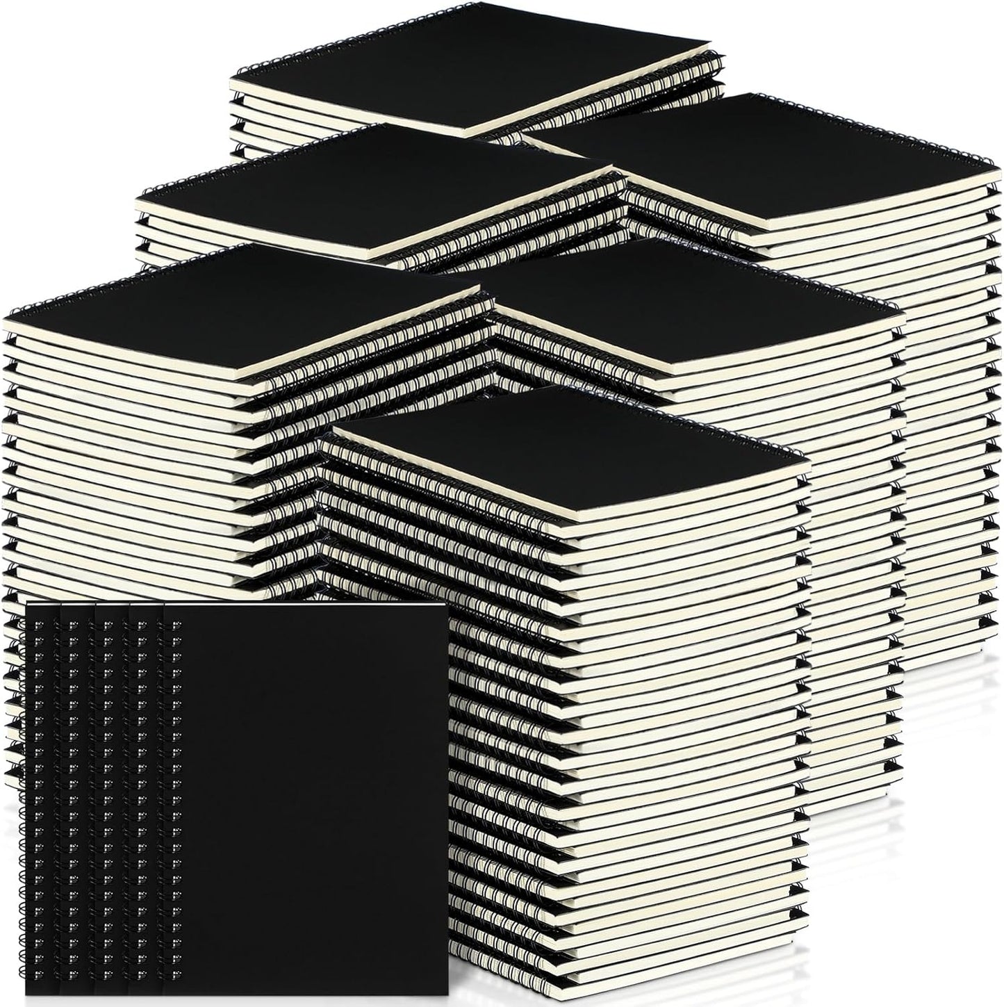 Yahenda 200 Pcs A5 Spiral Notebooks for School and Office Use
