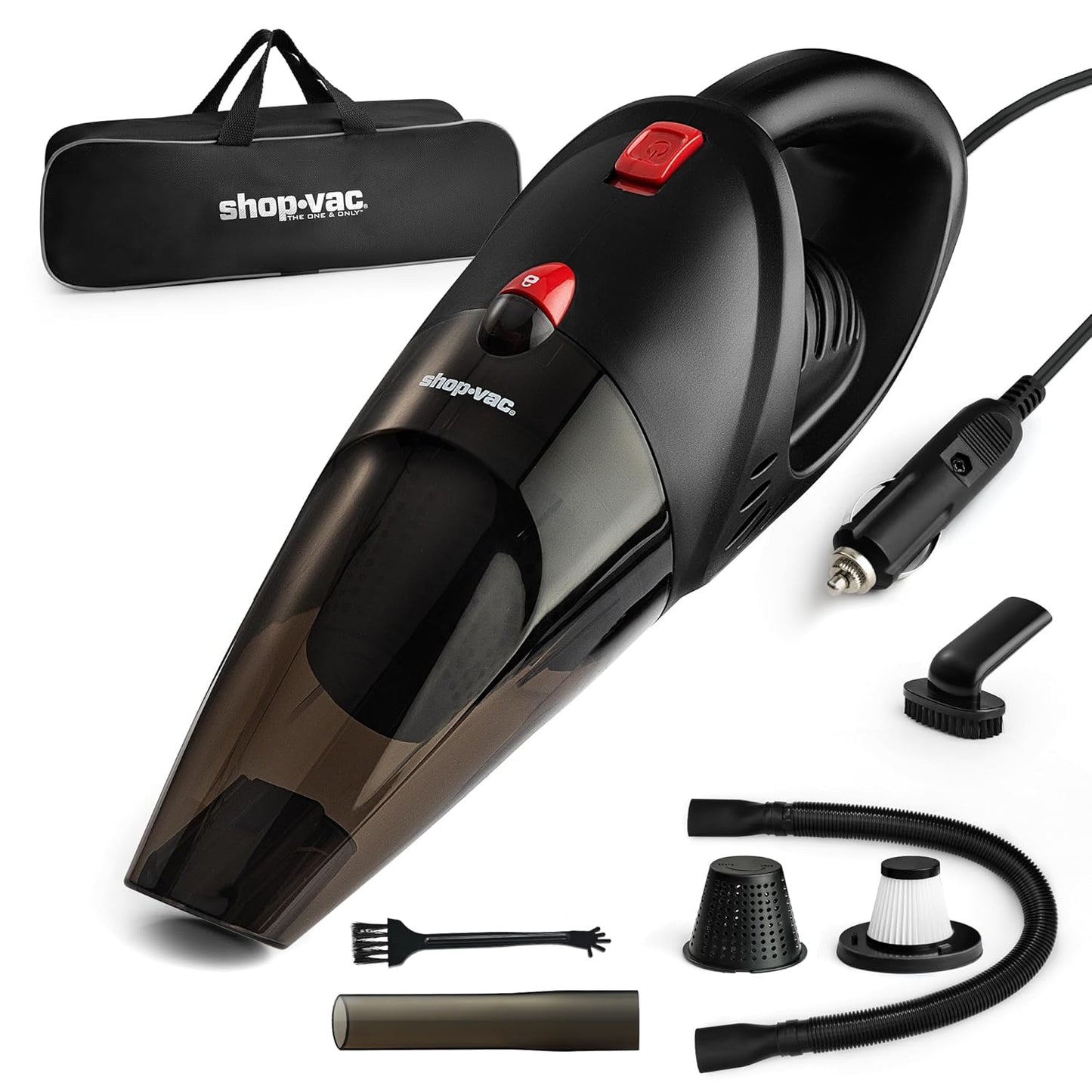 Shop-Vac 12V Car Vacuum Cleaner with Powerful Suction for Cars