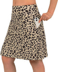 ANIVIVO Women's Skorts Skirts 20in Knee Length High Waist Pockets