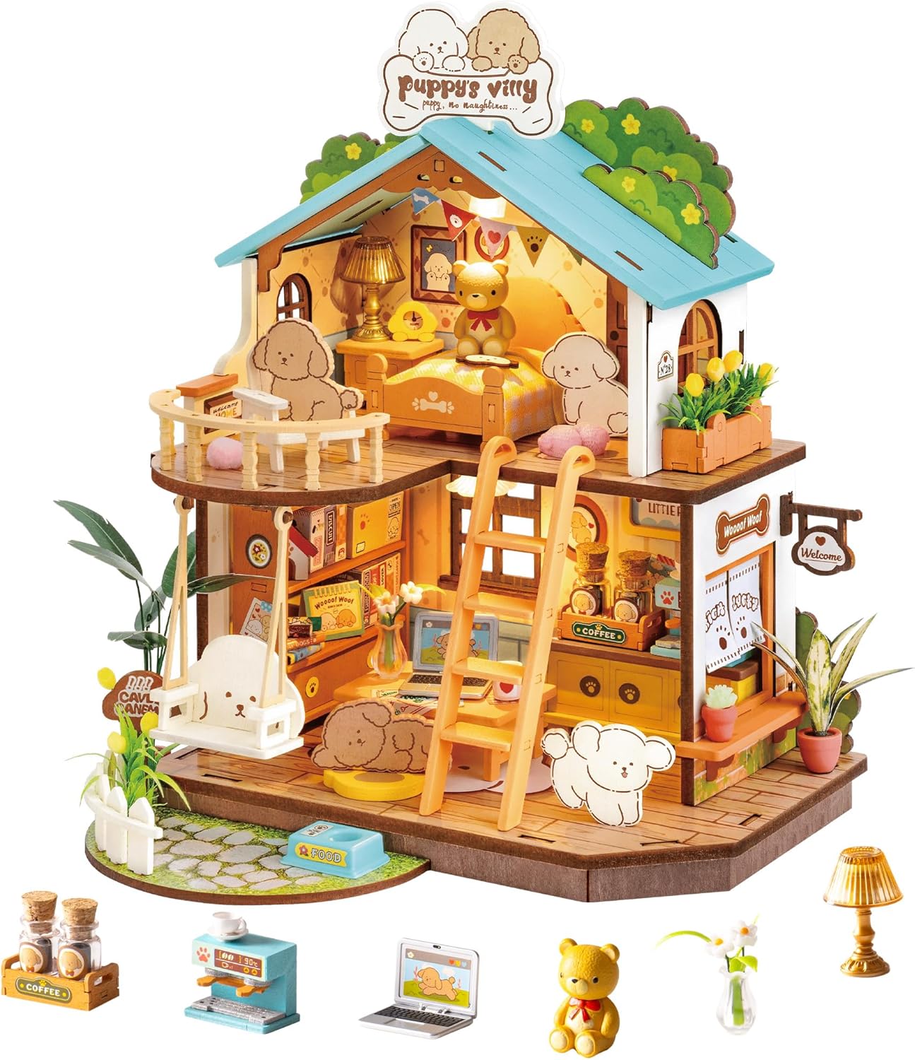 DIY Miniature House Kit for Cozy Abode Crafting Fun