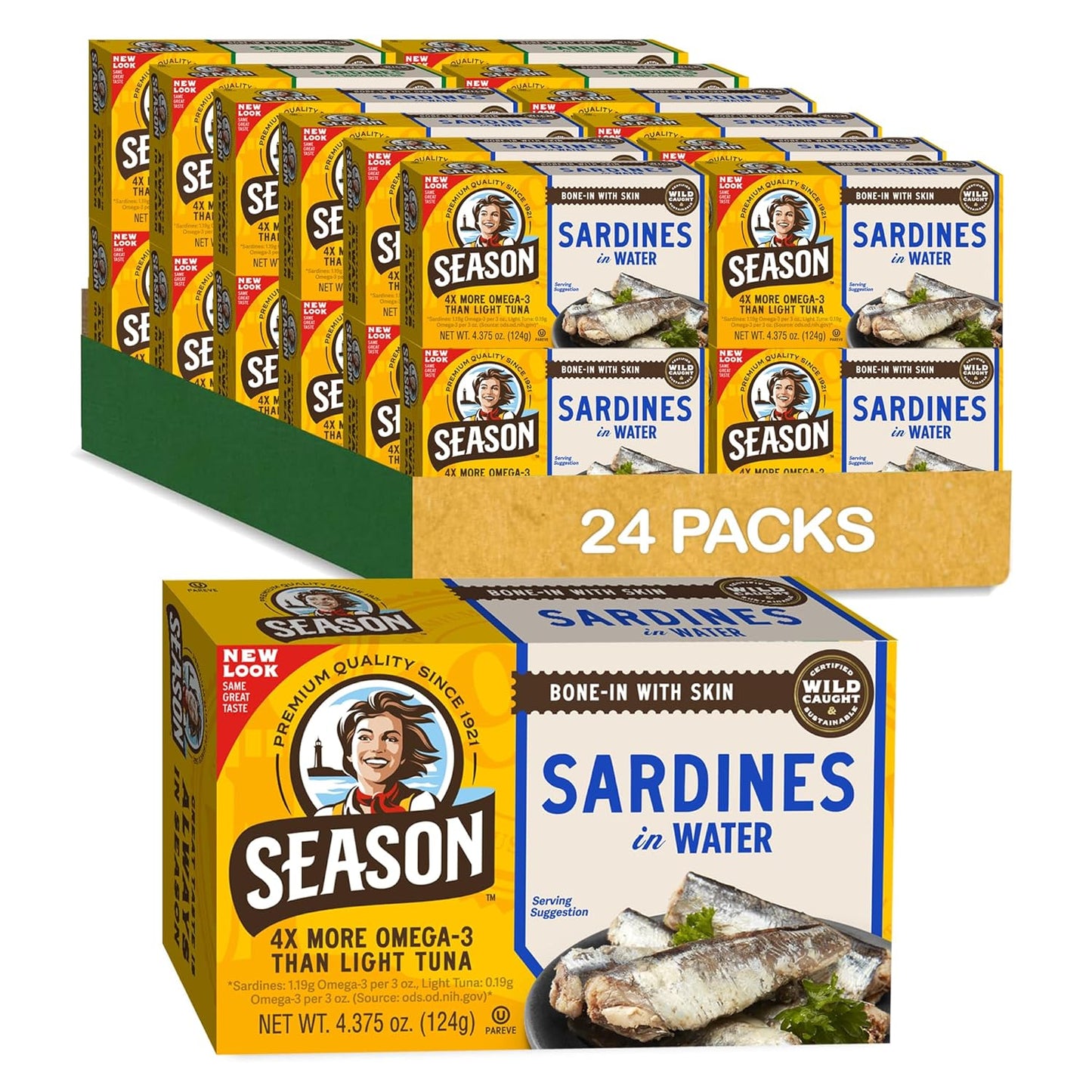 Wild Caught Sardines in Water - Nutrient-Dense Keto Snacks