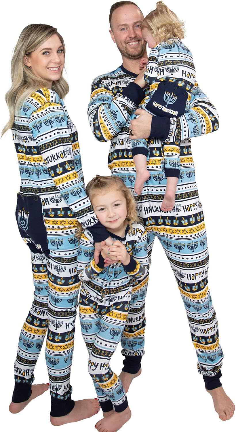 Lazy One Flapjacks Matching Christmas Pajamas for Family Fun