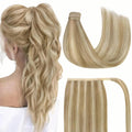 Ve Sunny Ponytail Extension for Women Dark Ash Blonde Highlights 18in