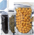 500-Pack Reclosable Small Mylar Bags for Food Storage - Bulk