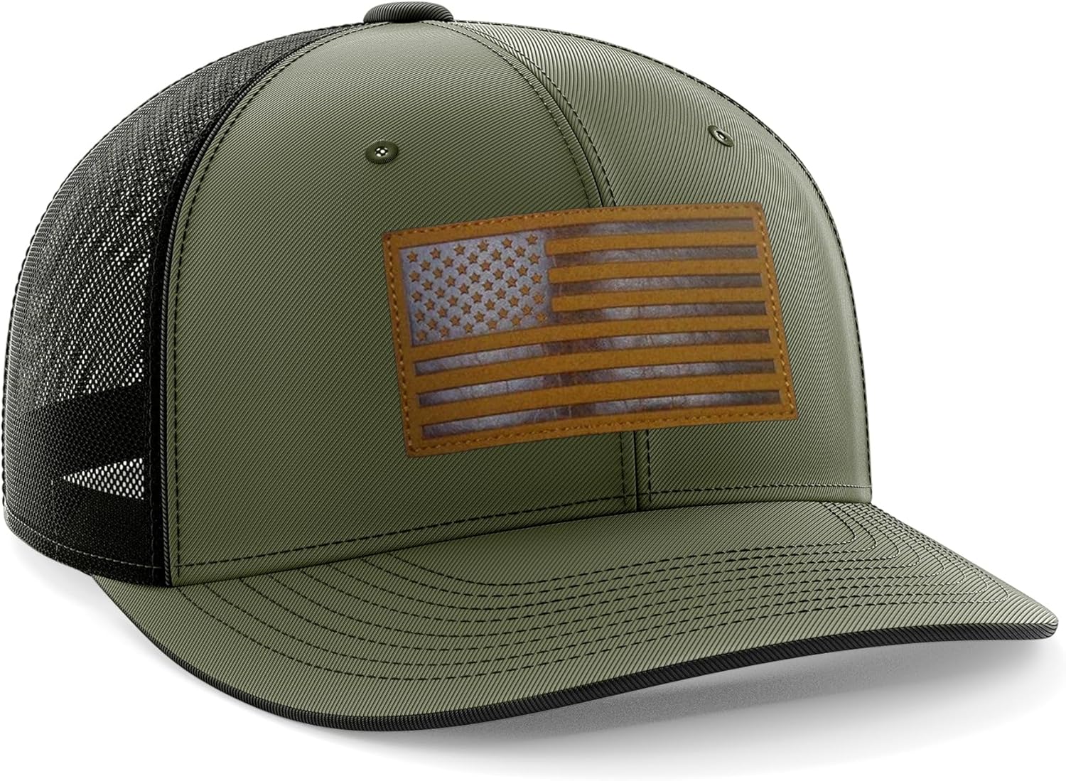 Tactical Pro Supply Trucker Hat with American Flag Design