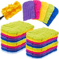 Zubebe 40 Pcs Duster Refill Reusable Fleece Pads - Multi Color Value