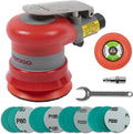 Pneumatic random orbital sander 3-in palm sander - Lightweight power