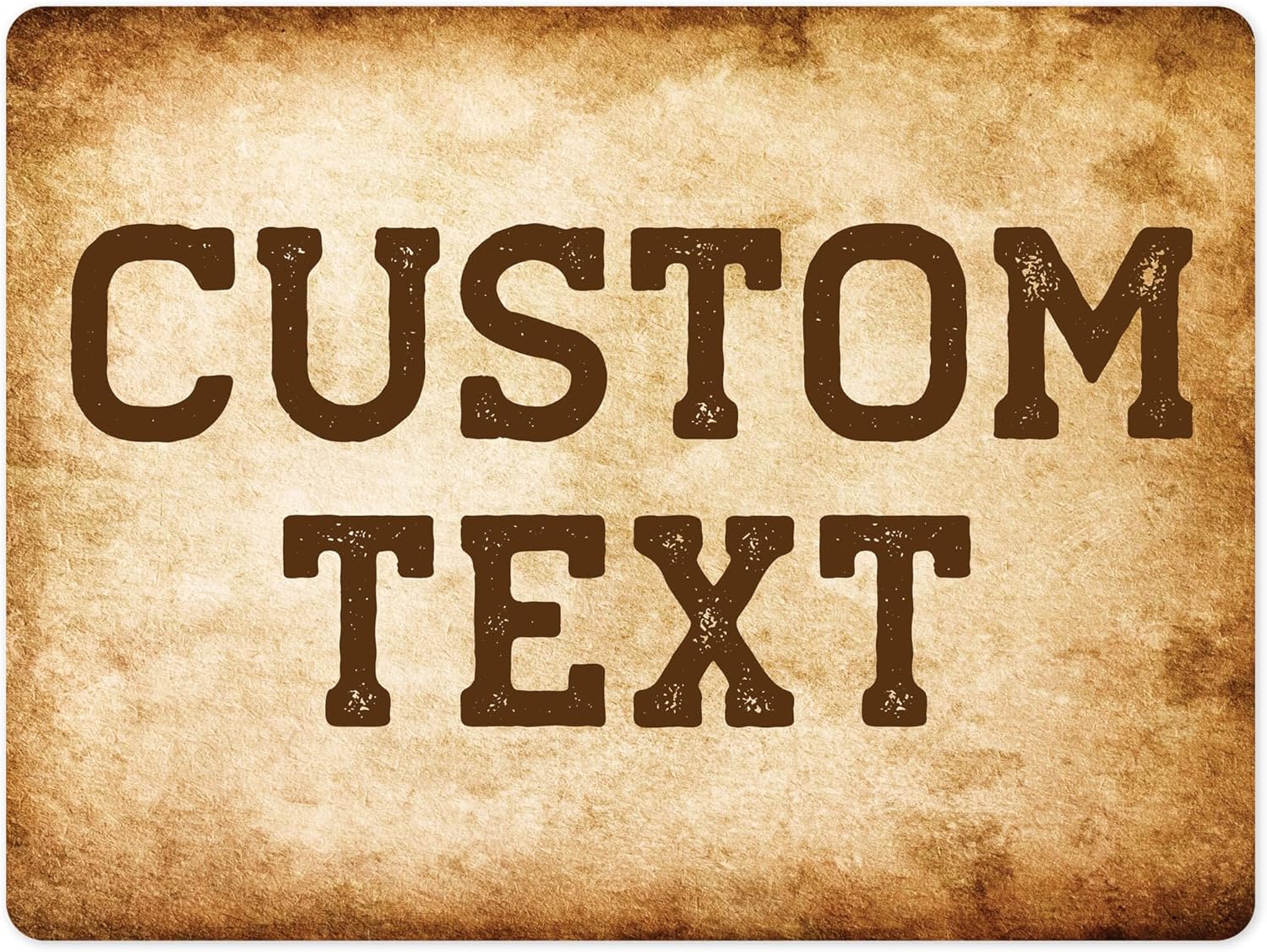 Custom Street Sign with 11 Font Colors and 22 Sizes Available