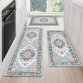 Cushioned Kitchen Rug Sets 3 Piece Anti Fatigue Mats - Comfort