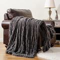 Luxury Faux Fur Blanket for Couch - Super Soft 50x60