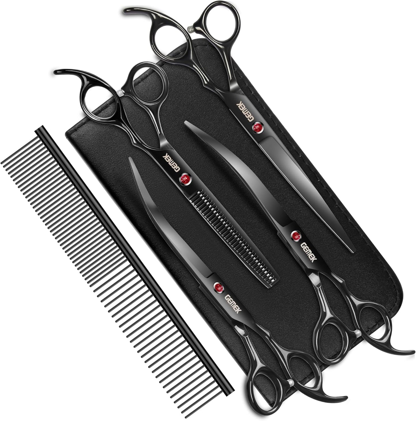 7in Professional Dog Grooming Scissors Set for Perfect Cuts