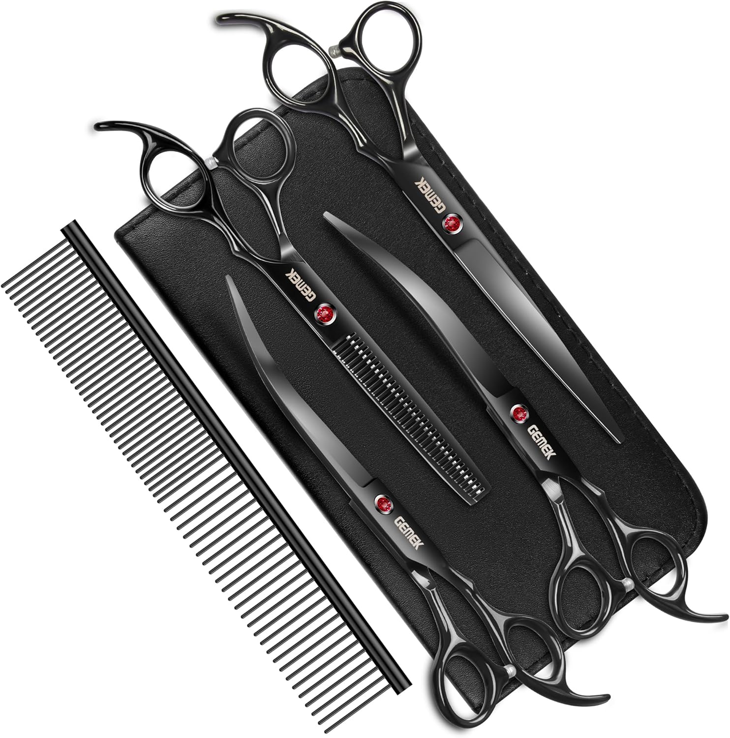 7in Professional Dog Grooming Scissors Set for Perfect Cuts