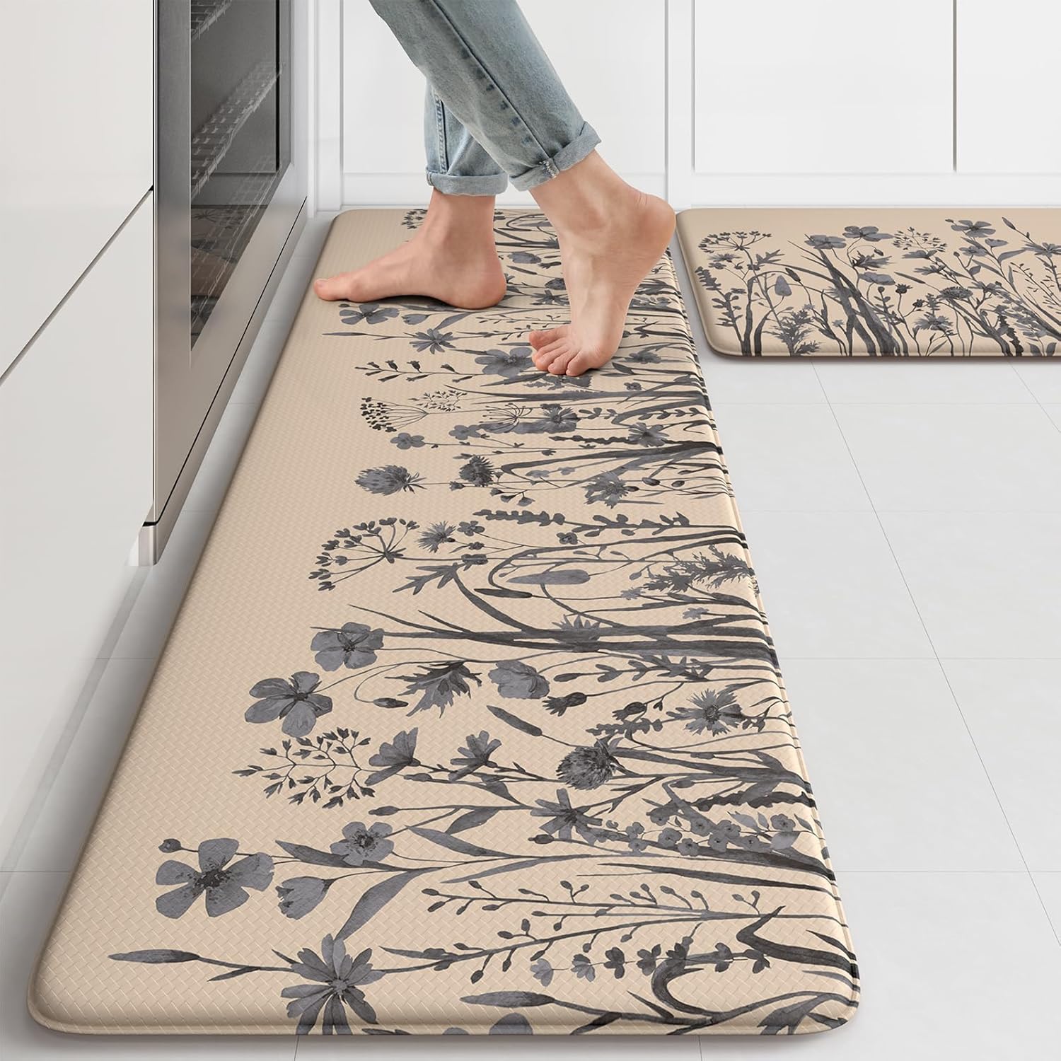 KIMODE Anti Fatigue Kitchen Mats for Comfort in Any Space