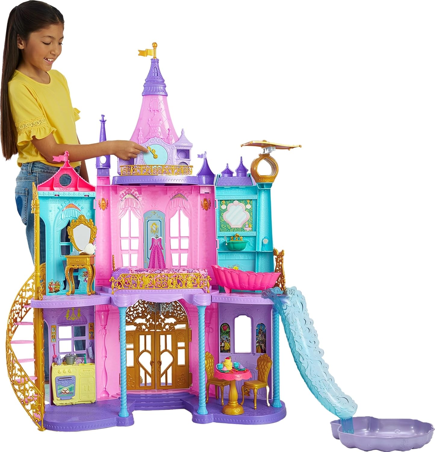 Ultimate Disney Princess Castle 4 Ft Tall with Lights & Sounds