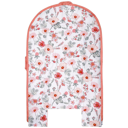 Soft Pink Cotton Baby Lounger Cover - Ultimate Comfort!