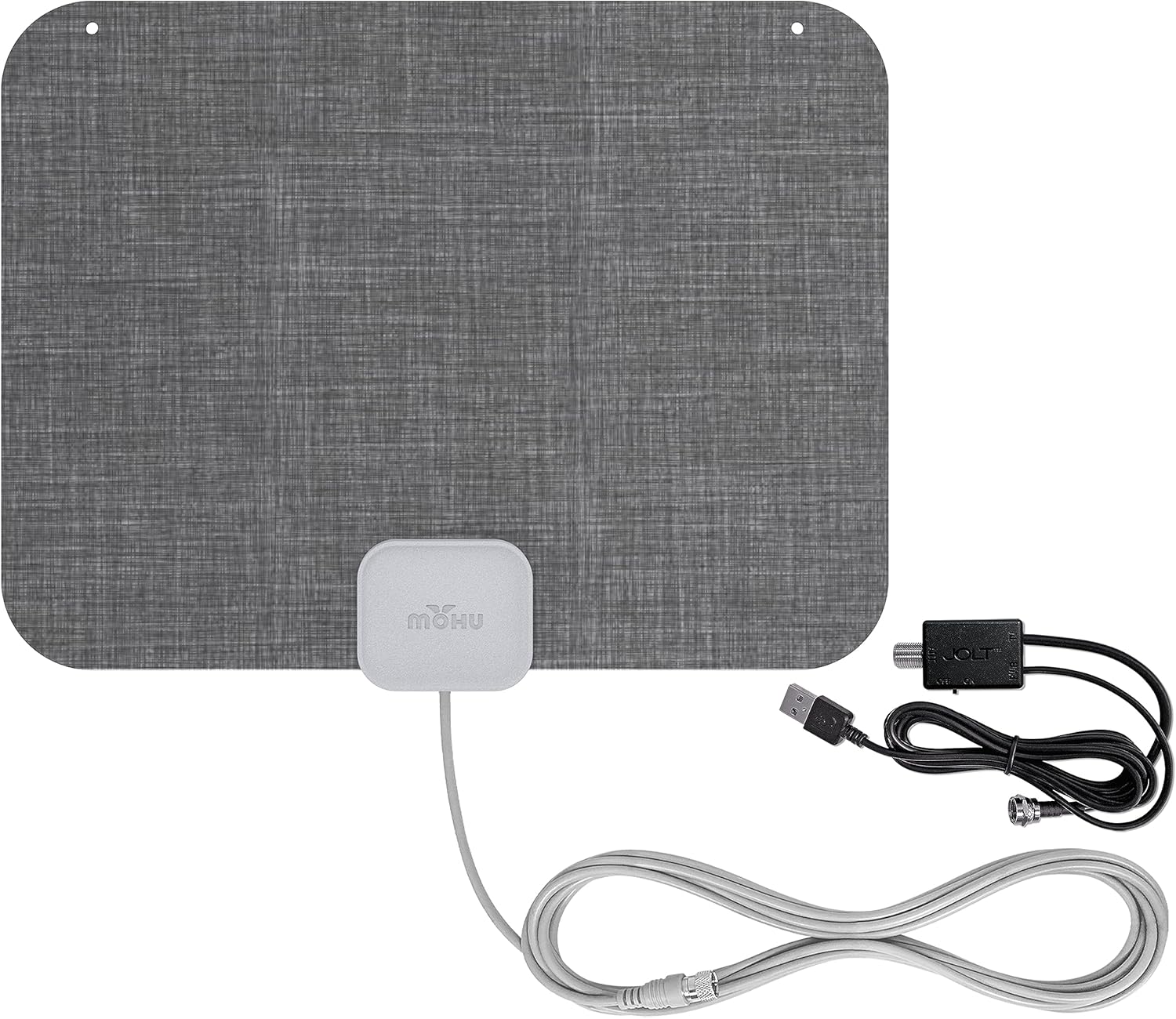 Mohu Leaf Stitch Amplified Indoor TV Antenna with 60-Mile Range
