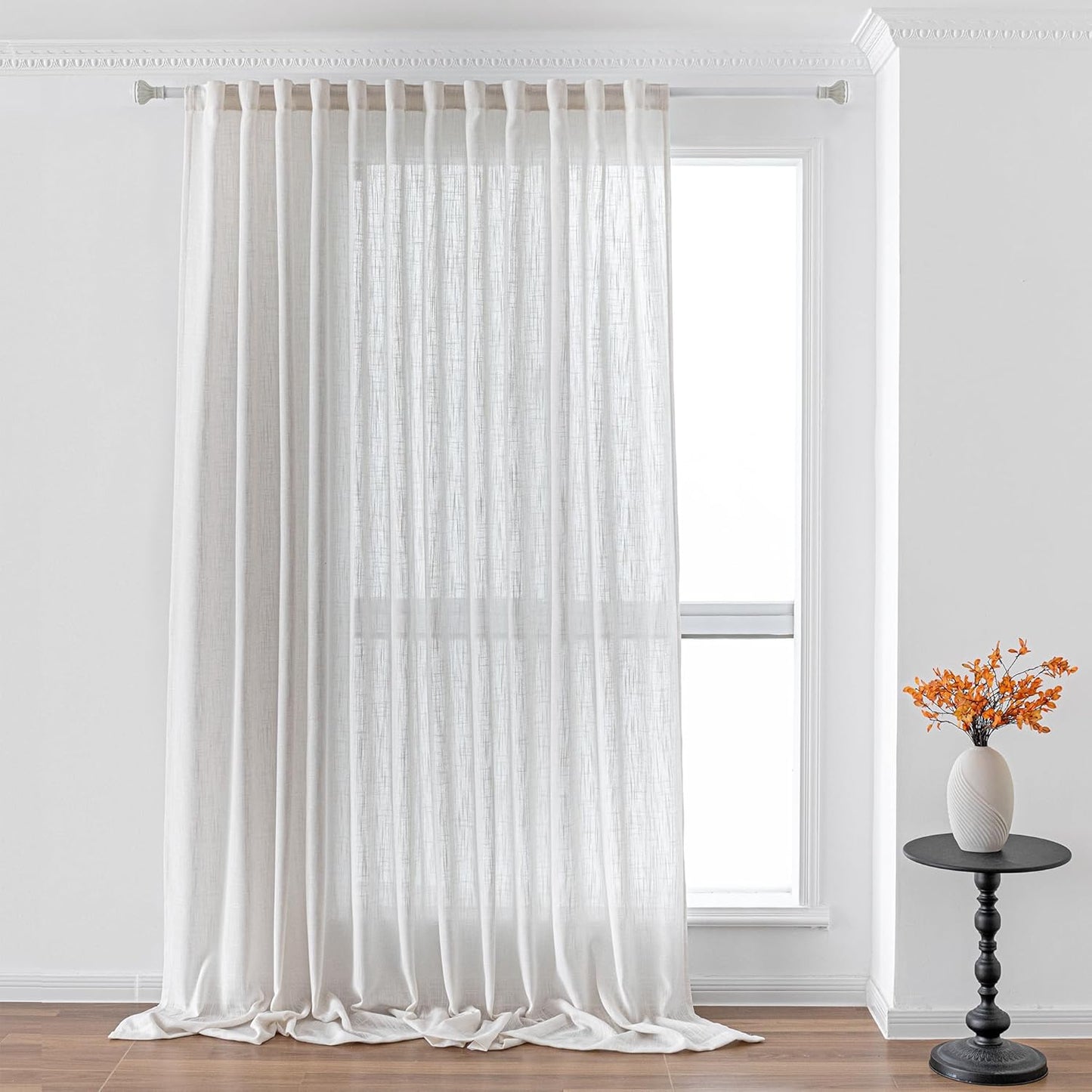 MYSKY HOME Extra Long Curtains for Living Room, 100 x 108 in
