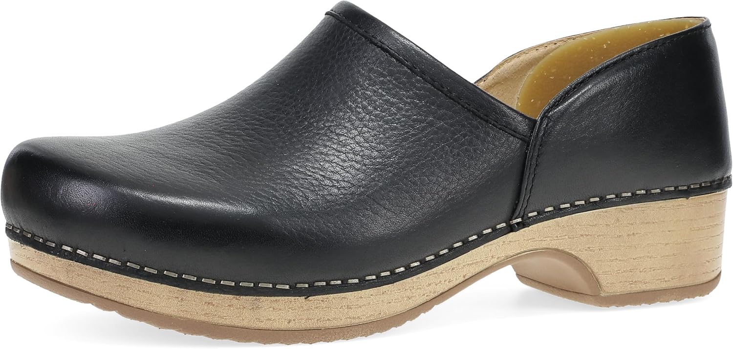 Dansko Brenna Slip On Clogs for Women with Memory Foam Comfort