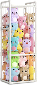Large Stuffed Animal Storage Organizer - Vertical Zoo Cage Toy Tower