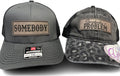 Somebody's Problem Vintage Trucker Hats 2-Pack - Snapback Ponytail Cap