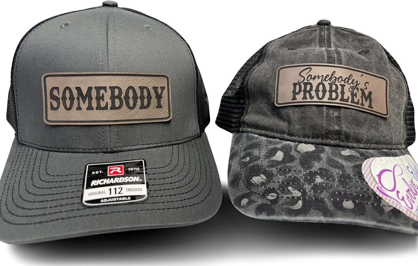 Somebody's Problem Vintage Trucker Hats for Men & Women