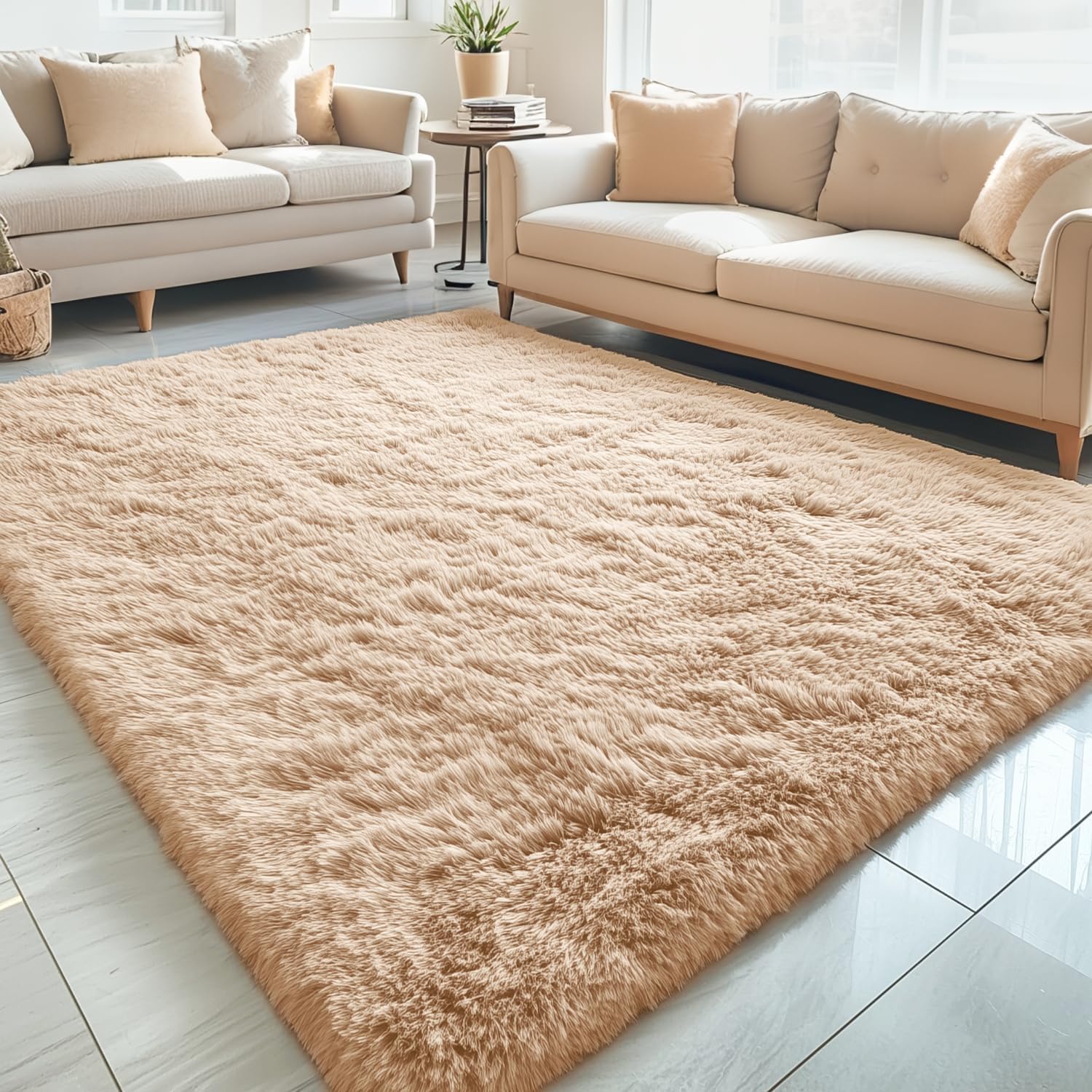 OLANLY 5x8 Machine Washable Area Rug for Living Room Comfort