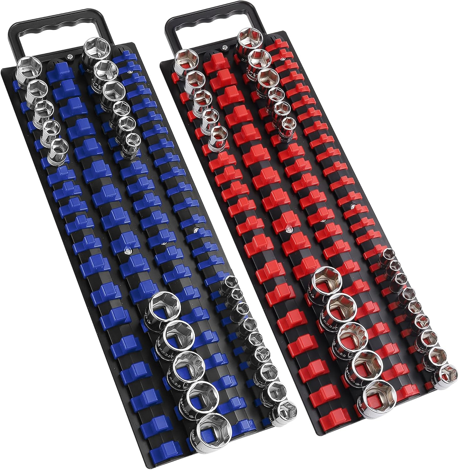 160-Piece Portable Socket Organizer for Efficient Tool Storage