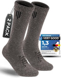 Alpaca Wool Heavyweight Thermal Boot Socks - Winter Comfort