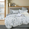 Floral Cotton Comforter King Size - Reversible Lightweight Bedding