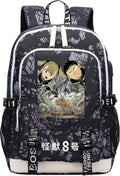 Anime Kaiju No. 8 Backpack Hibino Kafka Rucksack Laptop Bag - Durable