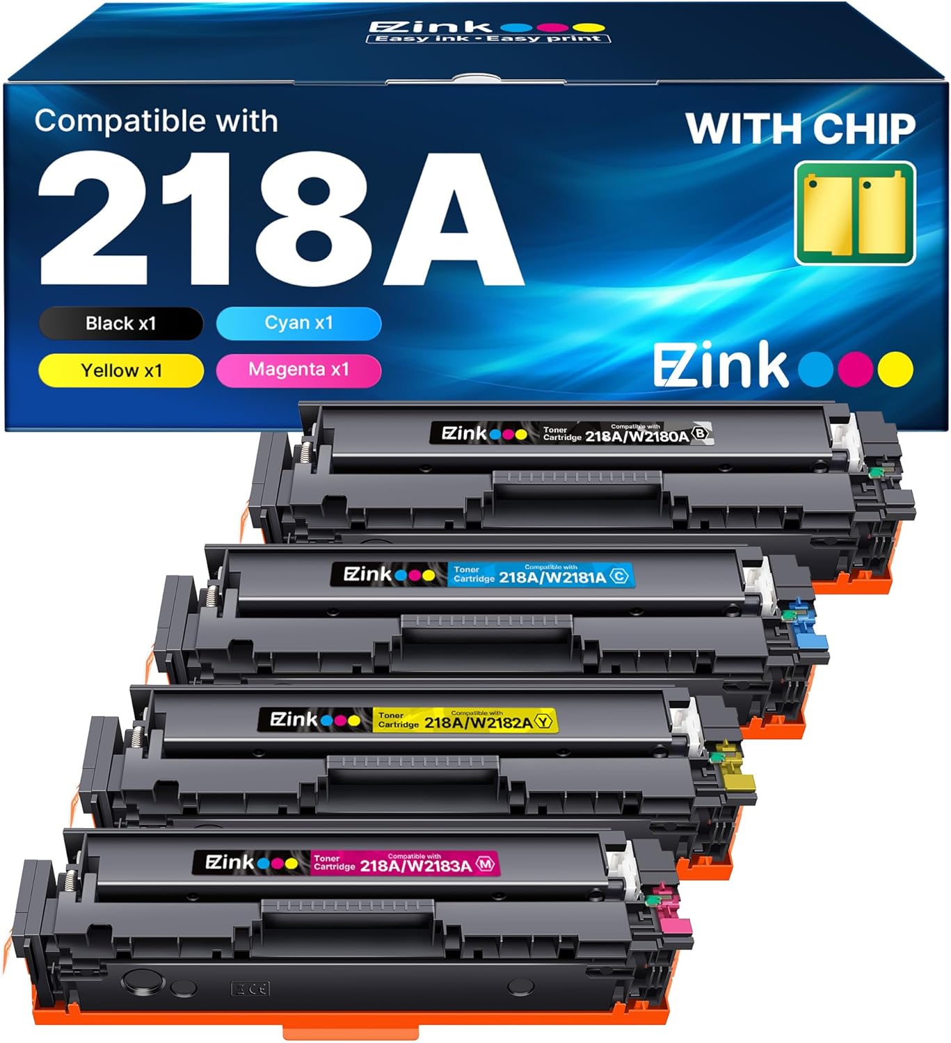 E-Z Ink 218A Toner Cartridges for HP Color Laserjet Pro