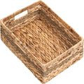 Large Rectangular Wicker Basket - Handwoven Storage Solution