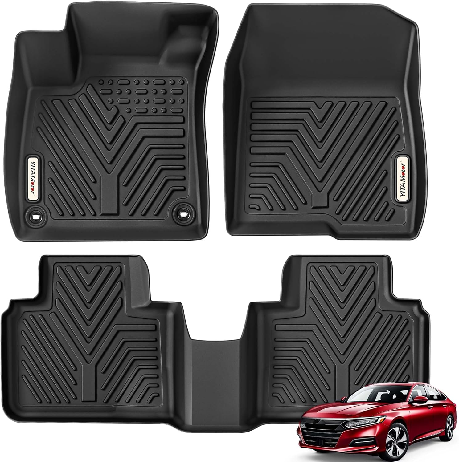 YITAMOTOR Custom Floor Mats for Honda Accord 2018-2022