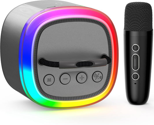 Portable Karaoke Fun: Wireless Mic for Kids & Adults