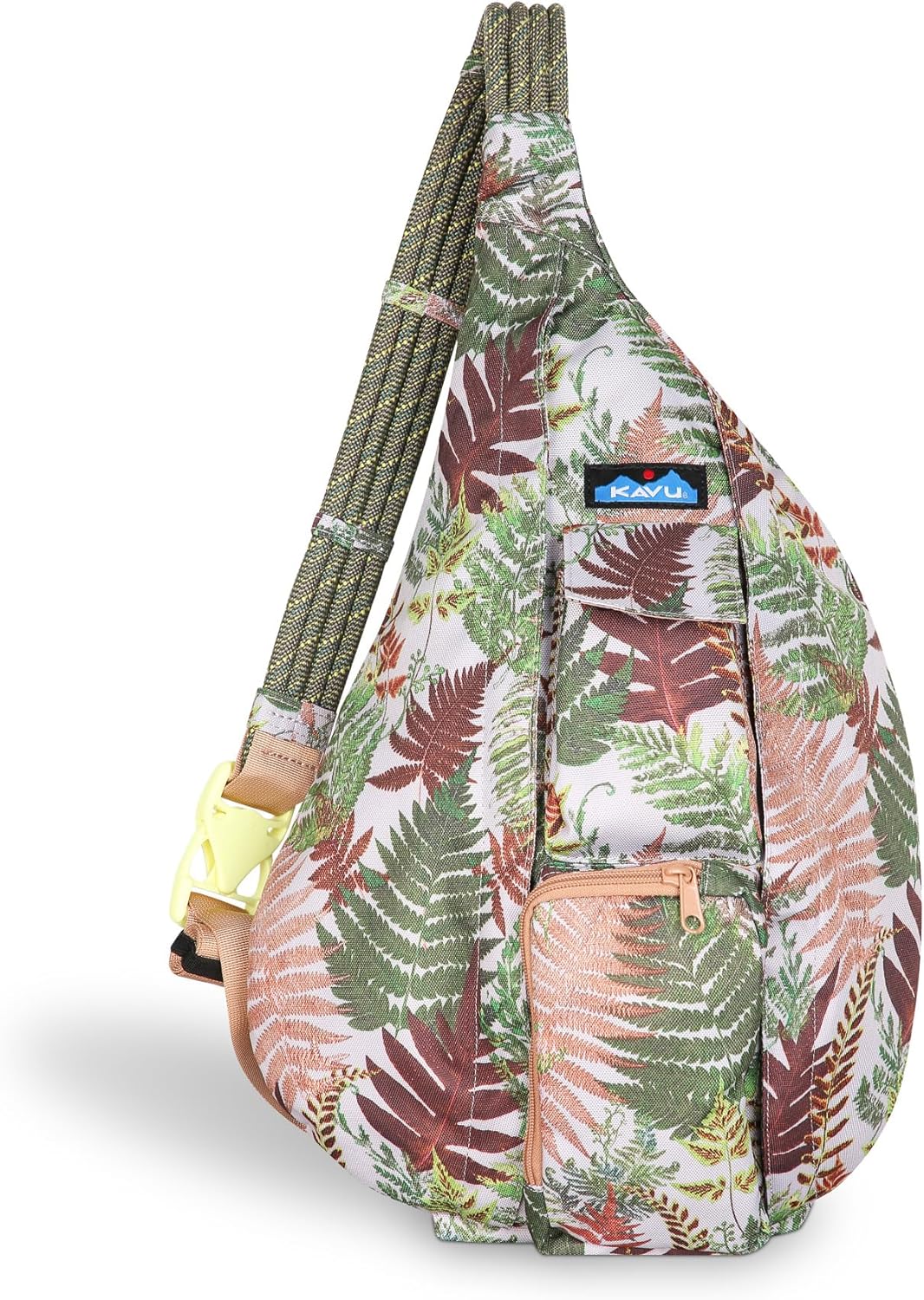 KAVU Rope Sling Bag for Adventure Seekers - Ferns Design