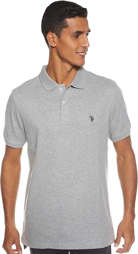 U.S. Polo Assn. Men's Solid Interlock Shirt for Comfort and Style