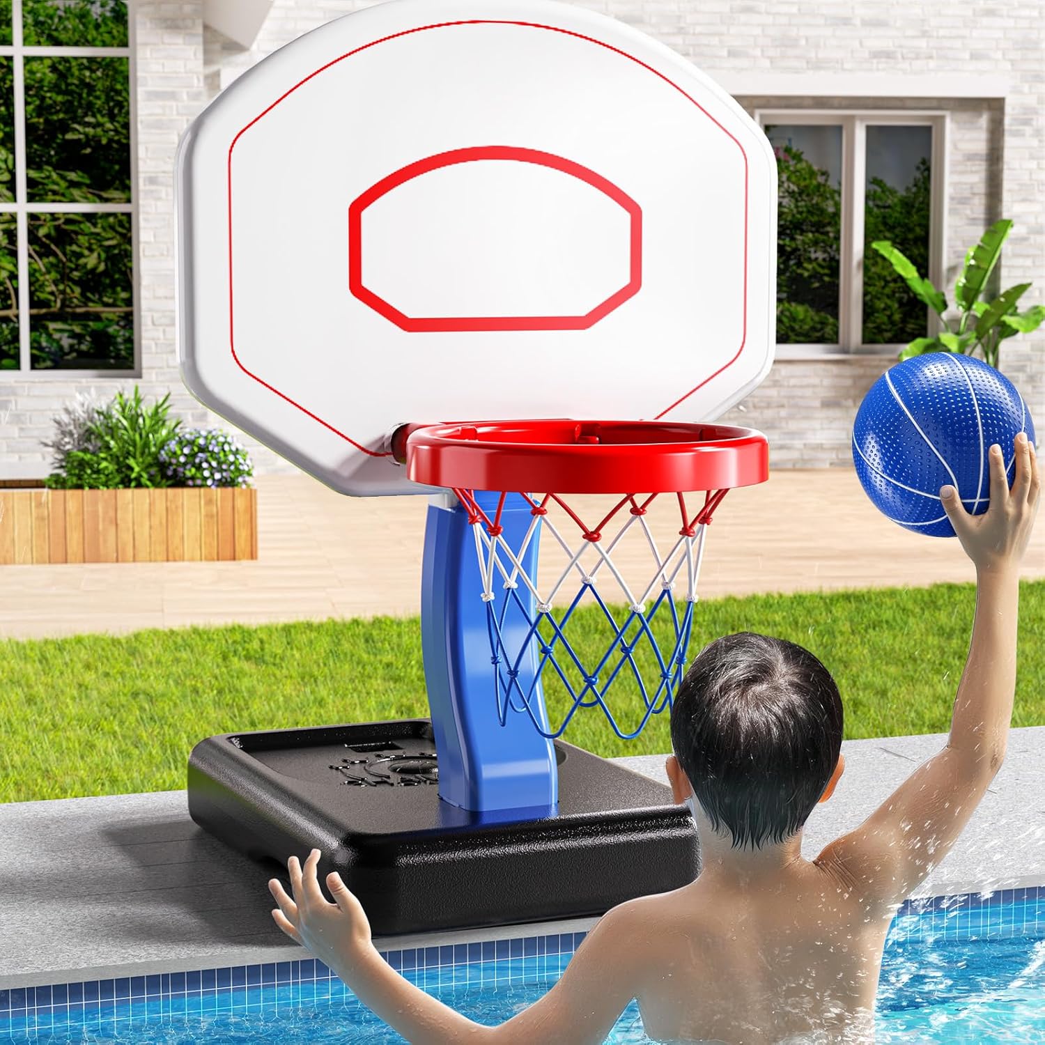 Kids Basketball Hoop for Boys Age 3-8, Adjustable Fun Toy