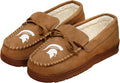 FOCO NCAA College Team Logo Moccasin Slippers for Comfort
