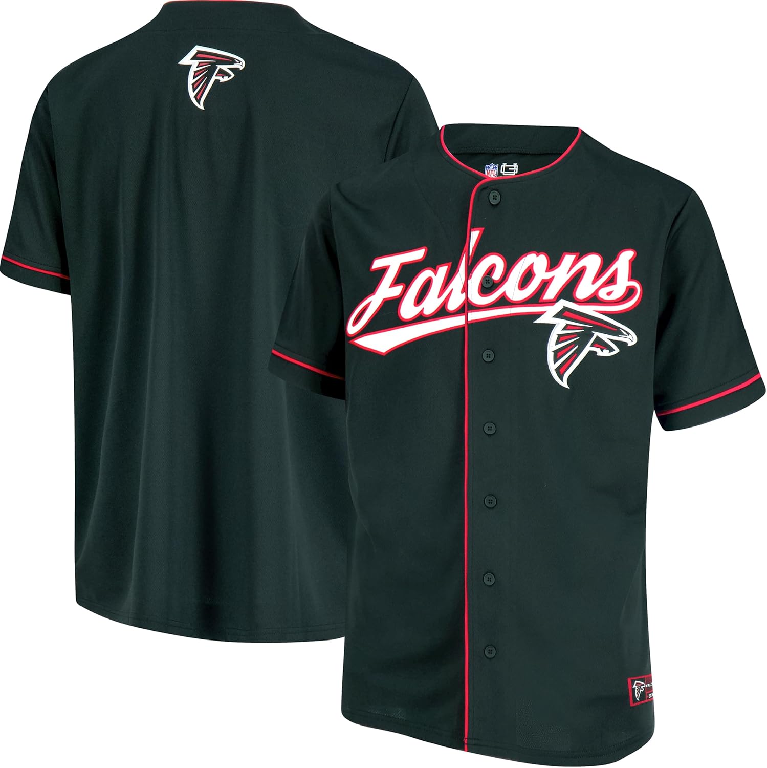 Ultra Game NFL Official Button Down Baseball Mesh Jersey Shirt