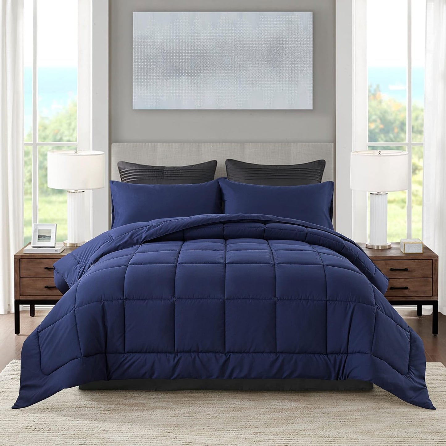 DOWNCOOL King Size Comforter Set for All Season Comfort
